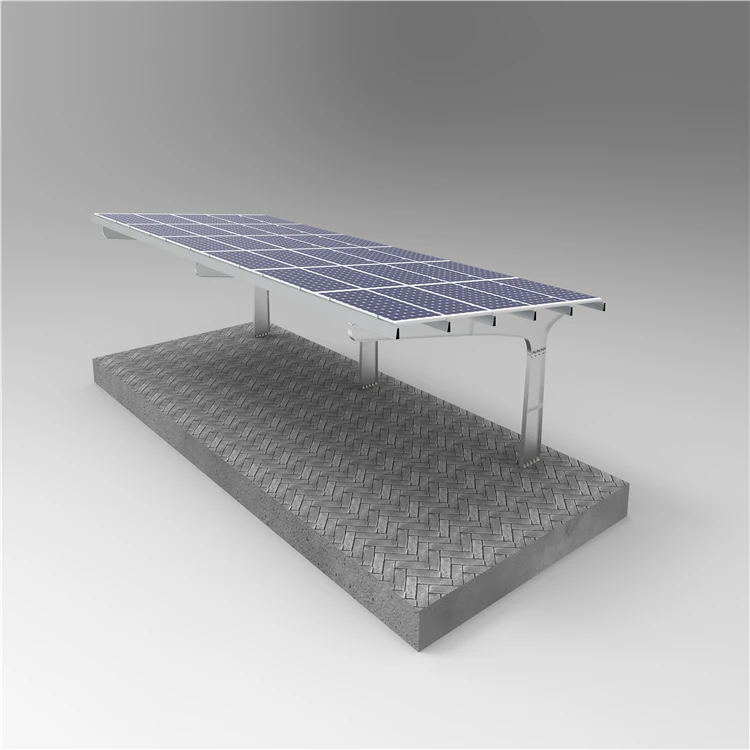 Modern design carbon steel carport pv solar carport mounting system solar system
