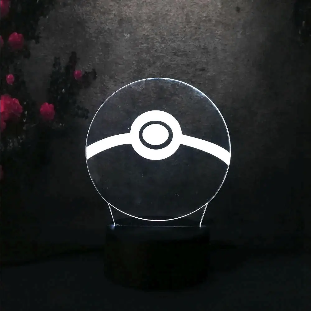 3D Touch Game Pokemon Go Action Figure Led light Creative Atmosphere Lamp Jenny Tortoise 7 color change modern lamp  Home Decor