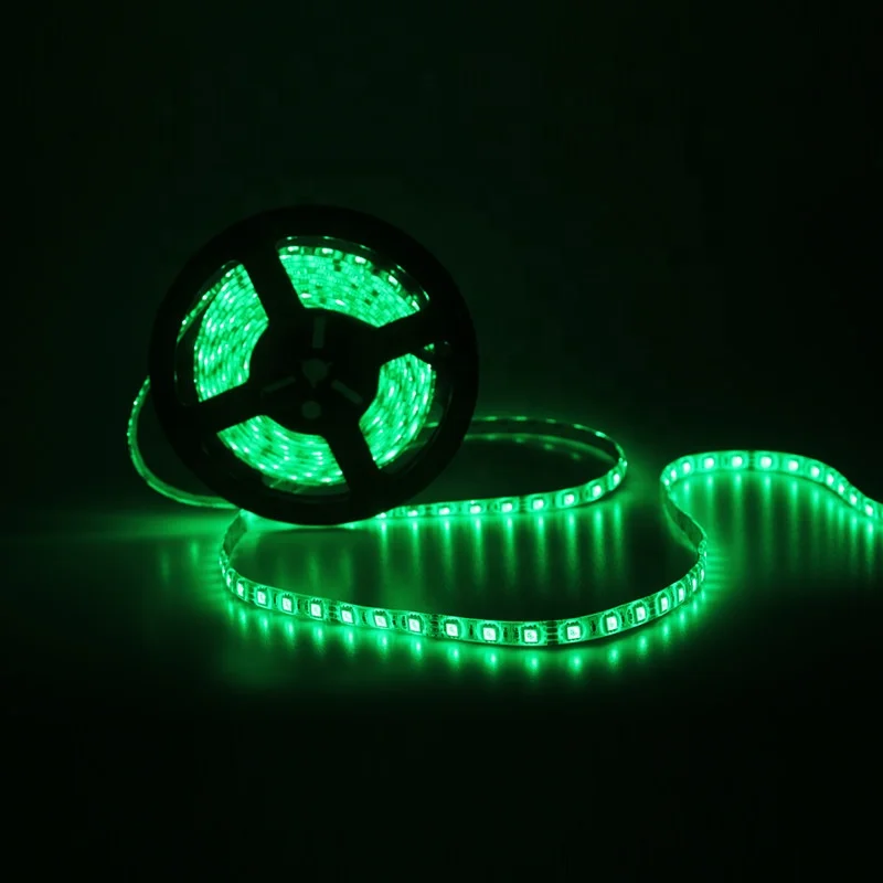 12V5050LED patch light with drip adhesive waterproof RGB seven-color highlight light bar 5M set with music controller