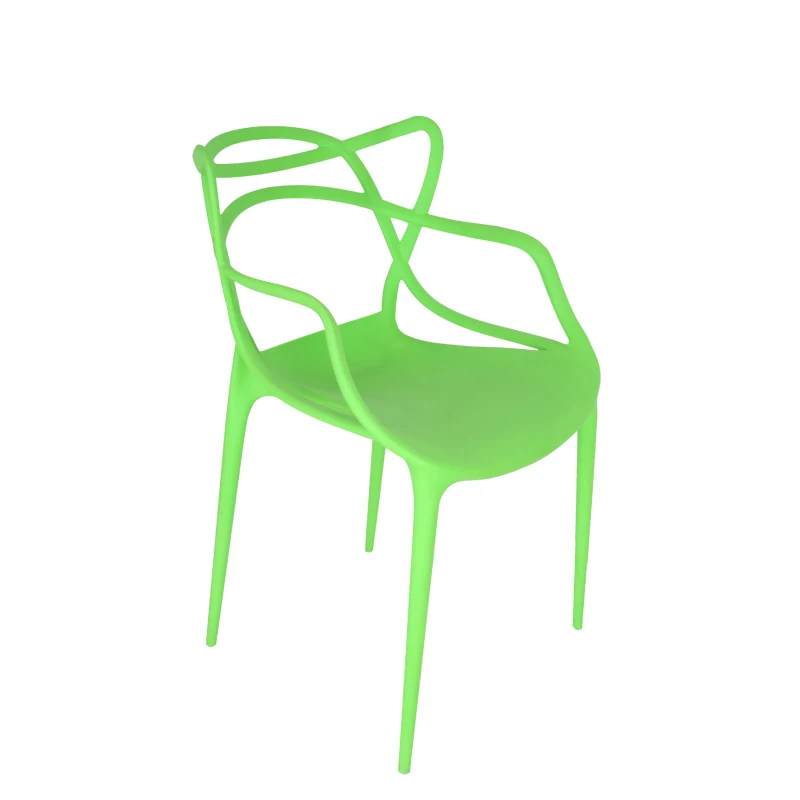
China Manufacturer Custom Multi-Colored PP Stackable Restaurant Modern Garden Plastic Chair 
