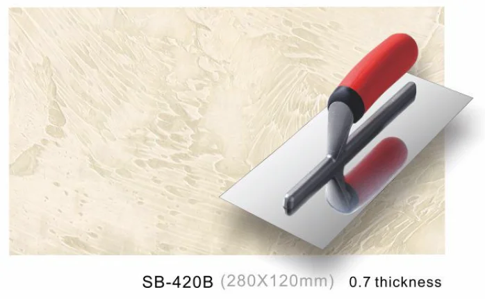 Сглаживающий штукатурный шпатель для строительства, резиновый Венецианский штукатурный шпатель из нержавеющей стали для бетона