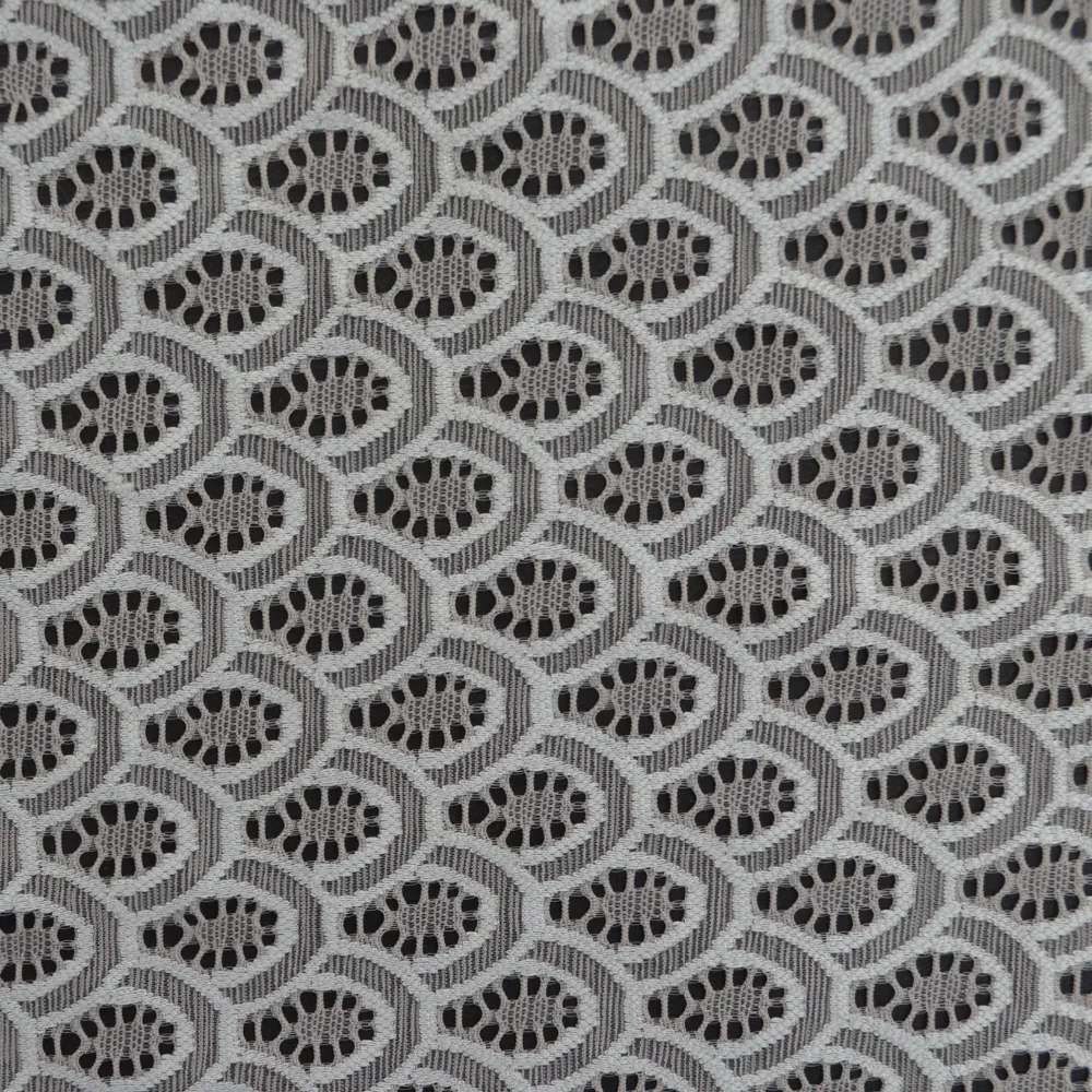 Chic two tone floral nylon/spandex raschel lace fabric for apparel