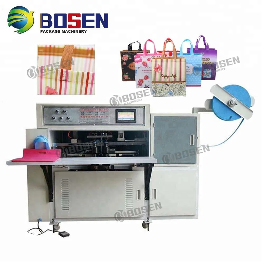 Automatic Bottom/side Sealing Ziplock Carry Cement Packaging T-shirt Shopping Rolling/linkable Bag Making Machine