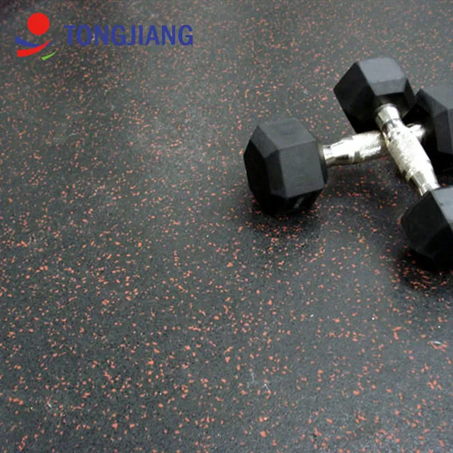 anti-slip anti-noise  Fitness Rubber Mat Flooring Rolls