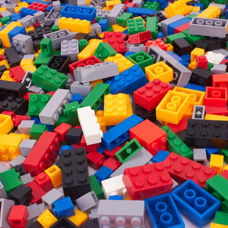 New plastic building blocks fire fighting series self assemble fire engine toy