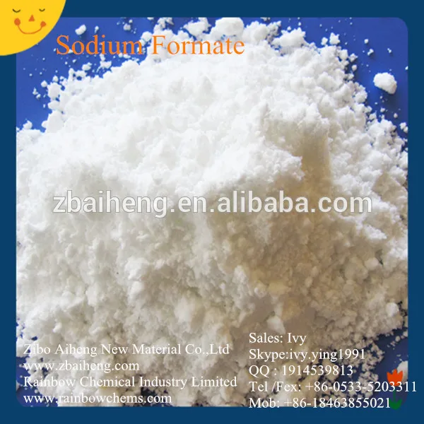 sodium chemicals organic salts sodium formate 96%