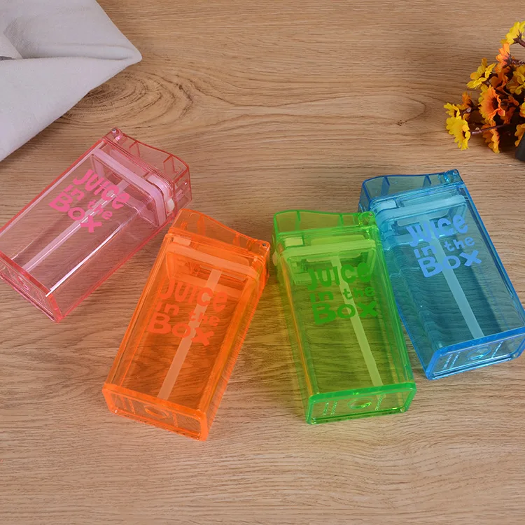 New Plastic Water Bottle Lemon Juice Milk Drinking Box