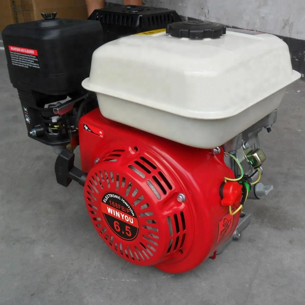 manual start,196cc OHV 4 stroke petrol 6.5hp engine 168FB