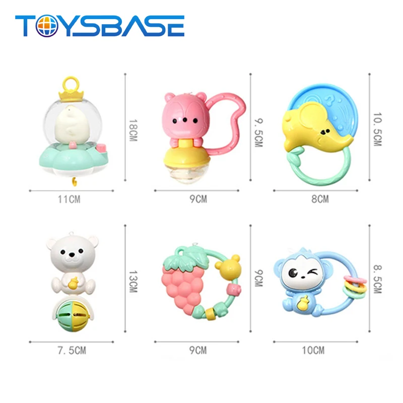 Сенсорный пластиковый вращающийся колокольчик, детская игрушка