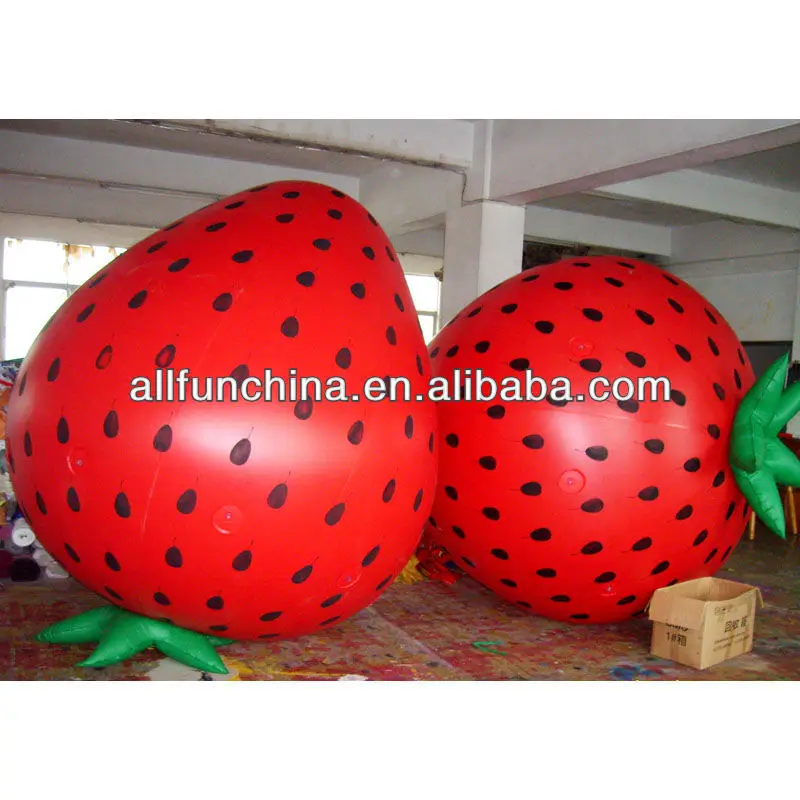Надувной шар из ПВХ, рекламный Гелиевый шар, клубничный Гелиевый шар, Летающий в небе