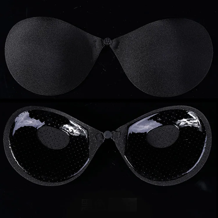 
Sexy Deep Cleavage Nude Push Up Front Close Bra New Magic Invisible Silicone Bra 