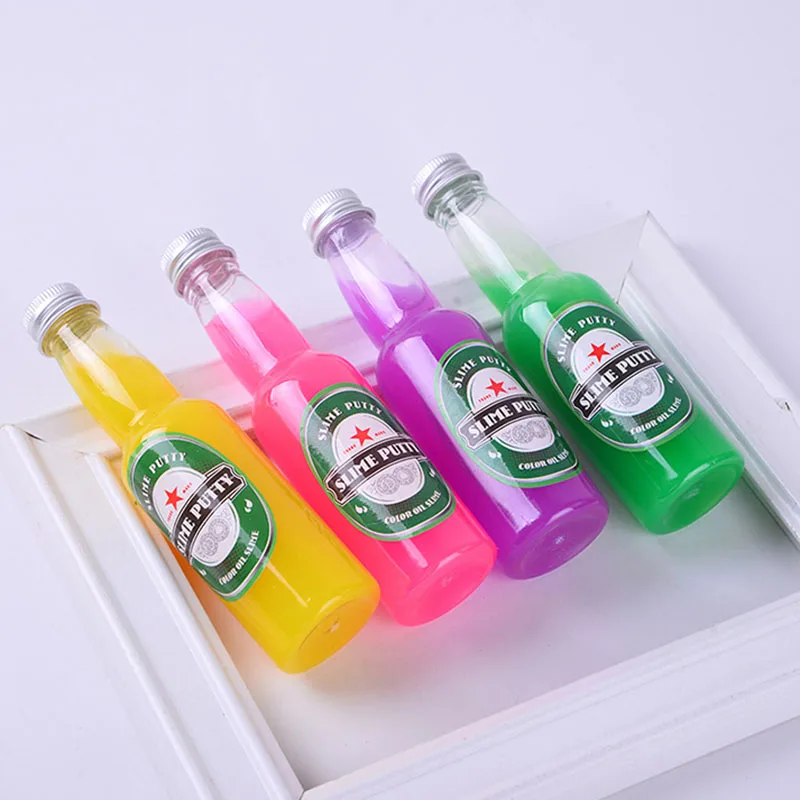 Manufacture China Newest toys for kids soft slime container Bubble diy toy Crystal slime