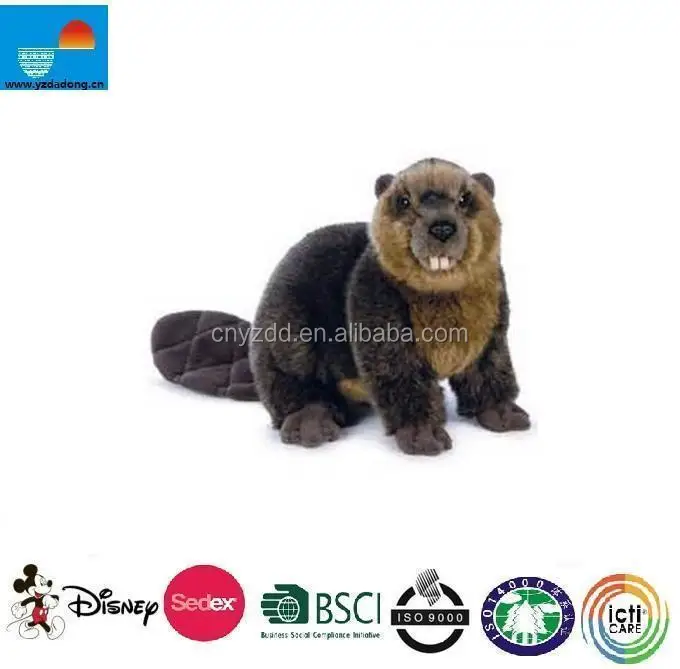 plush toy beaver/beaver plush toy/soft beaver toy
