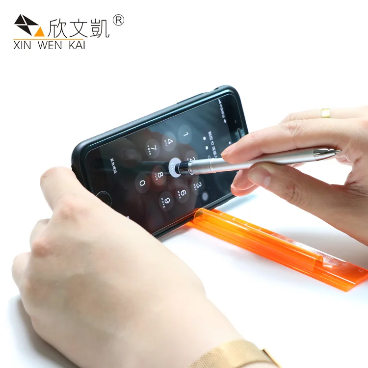 
Funny Multi Function Mobile Touch Stylus Pen Plastic Tool Ruler Pen active stylus pen 
