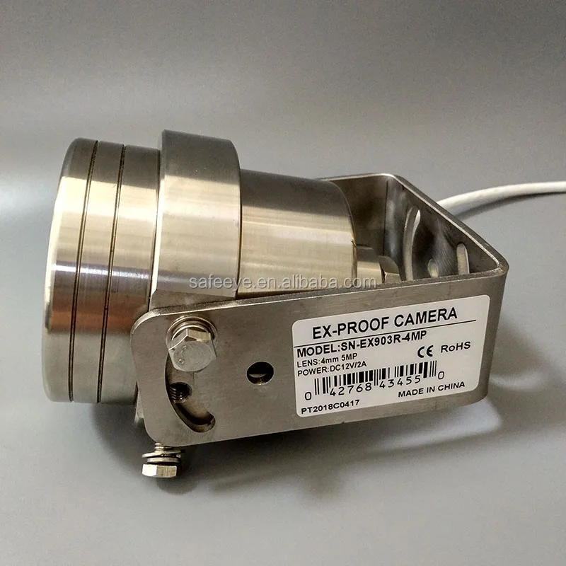 China factory sale 304 316 stainless steel Explosion Proof CCTV Camera & Housing KBA102 Support POE Power supply solar power