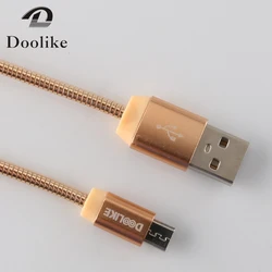 Wholesale Flexible 1.5m Flat Spring Micro USB Cable Charging Cable for iPhone