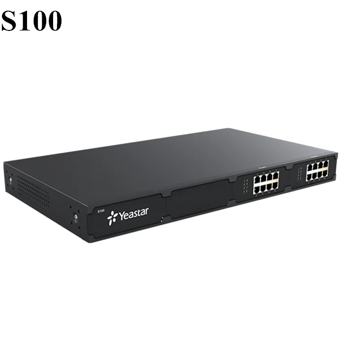 Yeastar S100 до 16 портов FXS/FXO/BRI до 6 каналов GSM/CDMA/3G/4G до 2 портов E1/T1/PRI VoIP PBX