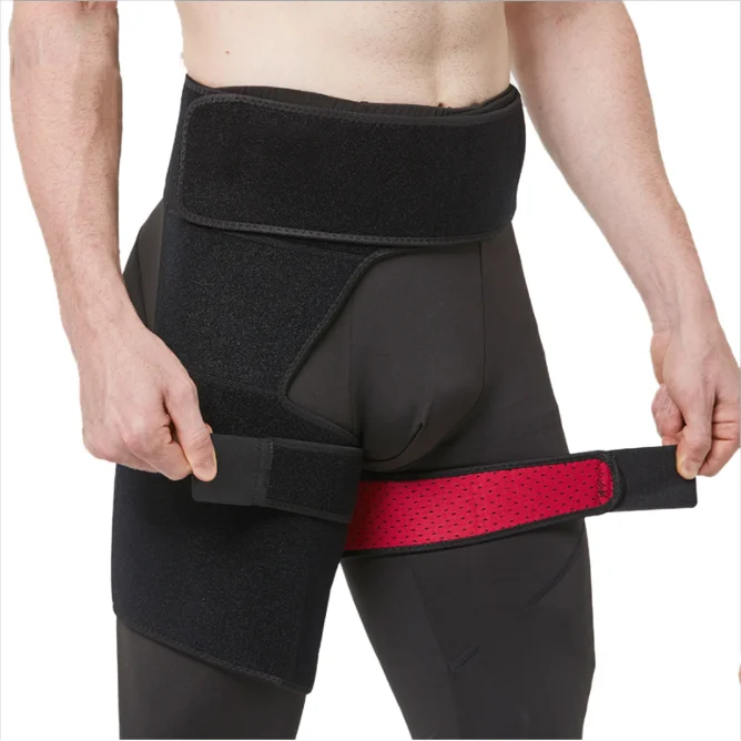 Groin Support Bandage Adjustable Compression Wrap for Hip, Groin, Hamstring, Thigh