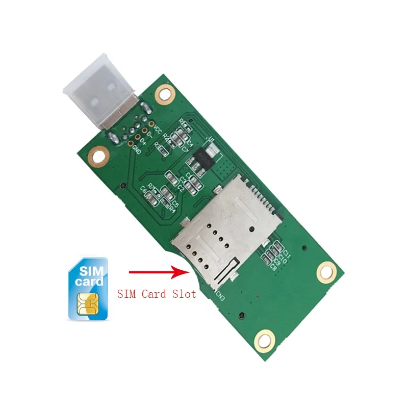 
Mini pcie adapter Minipcie to USB adapter usb 3g data card with sim card slot 