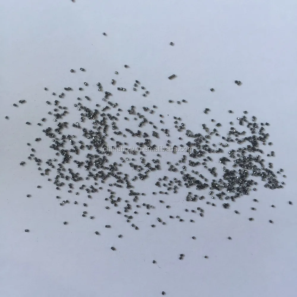 Large stock polished cut shot steel wire 1.0mm for shot peening