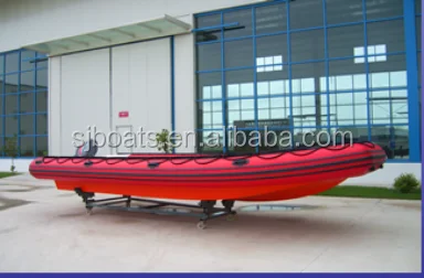 Flood defense cheap Inflatable rescue RIB boat with water jet