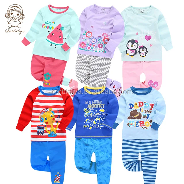 
v-Pyjamas night sleepwear suit kids sets pajamas 