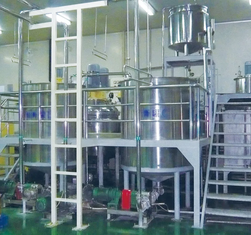 Cosmetic cream emulsifying machine equipment for production of toothpaste