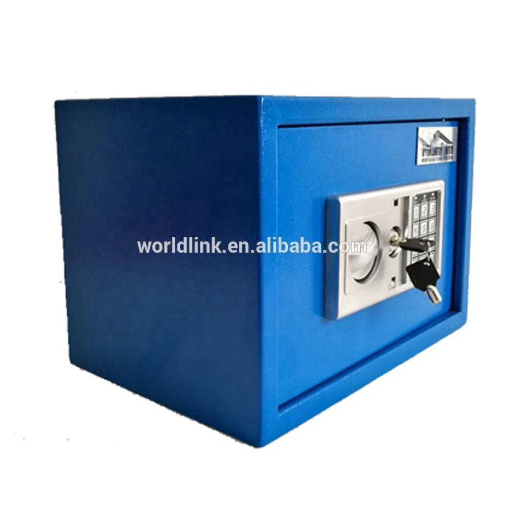 Convenient Quality Electronic Digital Safe Box Steel PU Material for Household Jewelry Perfume Gifts Matte Finish Carton Packing