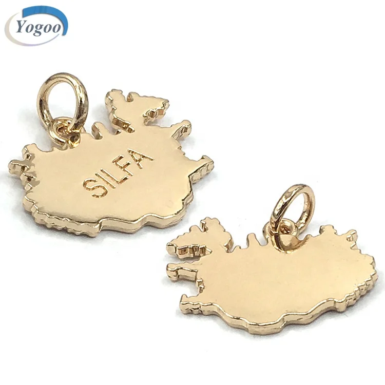 Hot Selling Zinc Alloy Custom Logo Metal Dog Collar Charm with Big Jump Ring