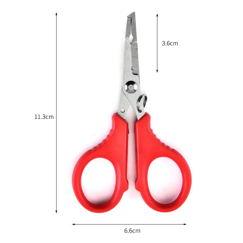 
COG Portable Mini Size Braided Fishing Scissors for Fishing Stainless Steel Line Cutters Scissors 