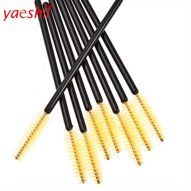 YAESHII Hot sale Plastic Disposable Eyelash Extension Mascara Wand/Spooly