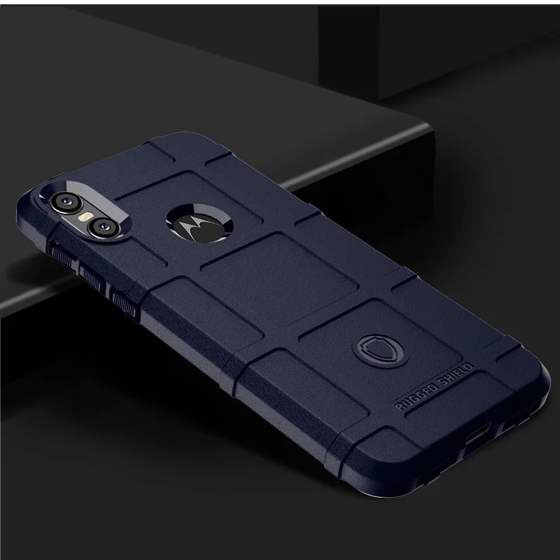 New arrival TPU material thick shield shockproof mobile phone case covers for Moto One Power /P30 Note