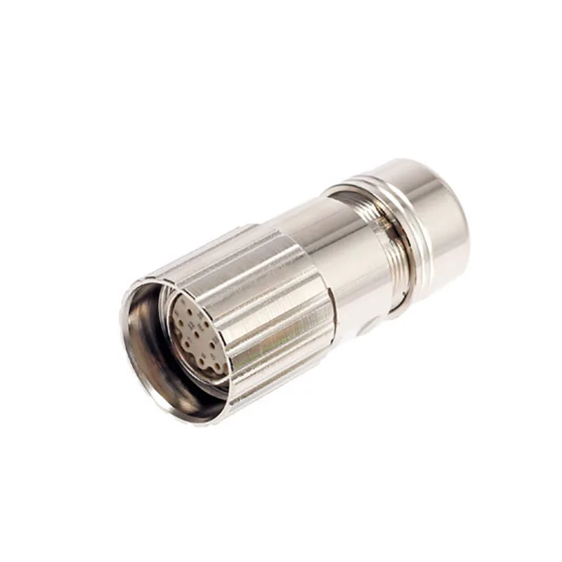 M23 connector female 6 8 12 17 19 pin cores power connector 6FX8002 series