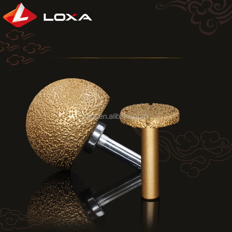 High Quality Vacuum Brazed Diamond Grinding Tools For Hard Stone Cobblestone
