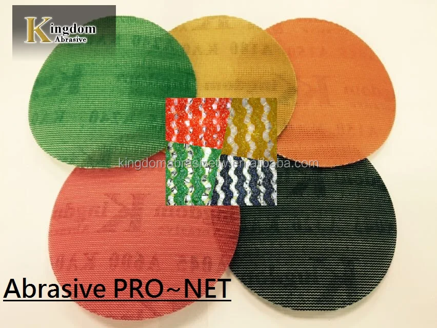 sanding disc 6' sanding screen Dust-free net backing of sanding paper disc