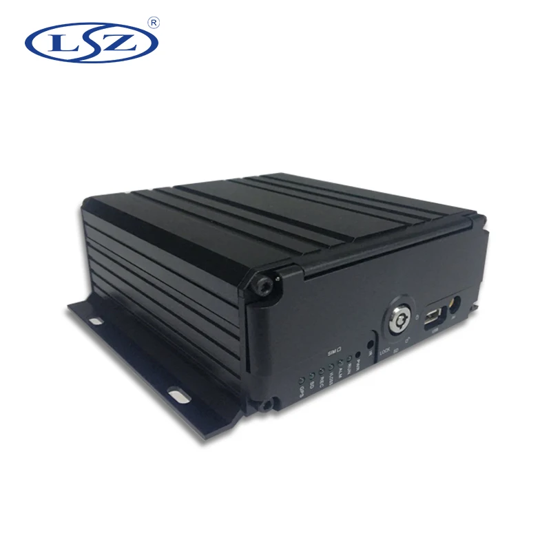 4 канала 720 P ahd hdd мобильный видеорегистратор с GPS для шины безопасности