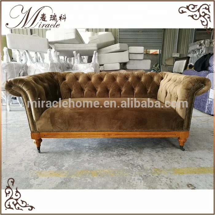 Italian luxury home furniture design solid wood frame velvet upholstery 1 2 3 sofa set