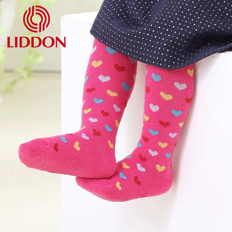 wholesale cheap price baby cotton tights, baby girls lovely design cotton tights