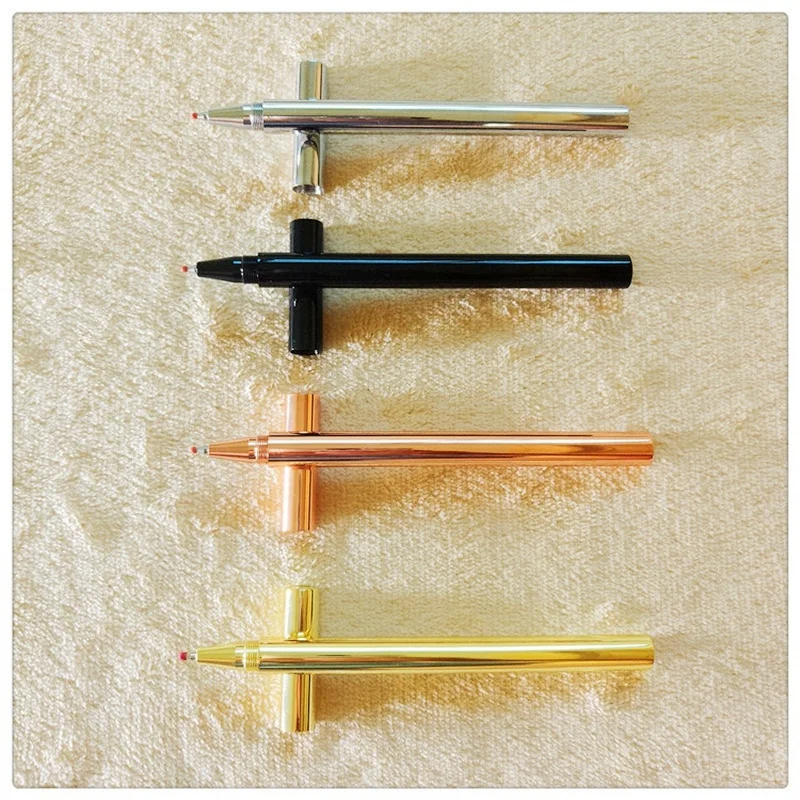 Ручка гелевая из твердой латуни ручной работы 0,5 мм