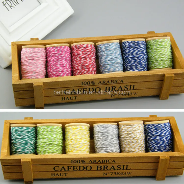 3-strand twisted cotton bakers twine rope thread