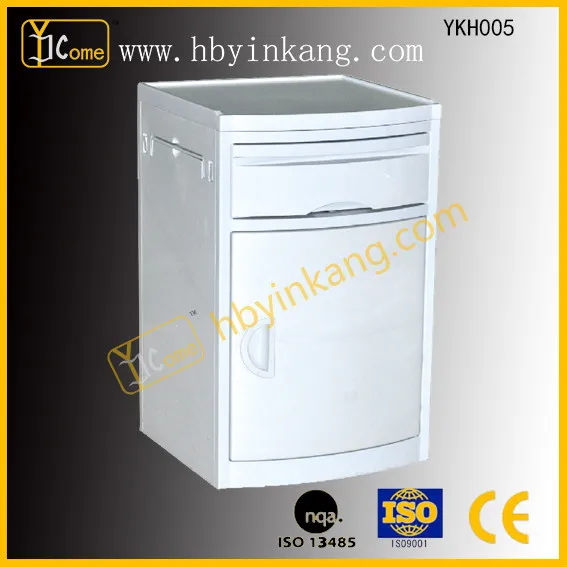 PP material factory offered hospital bedside cabinet  ,medical table for patient ,storage box
