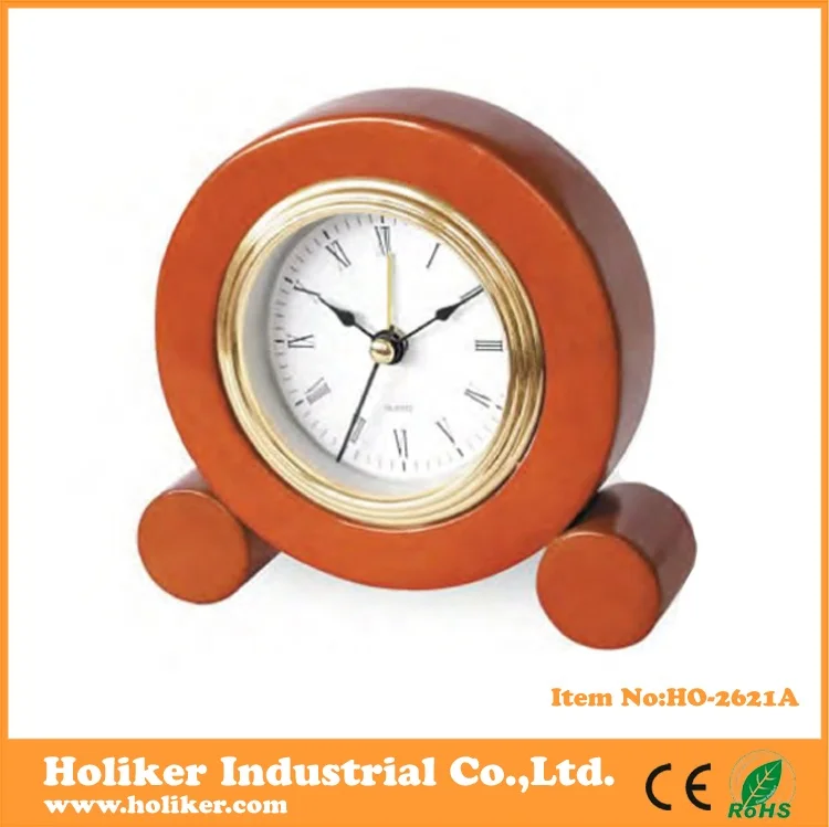 Creative High Quality New Arrival Mechanical Electronic Table Wooden Desk Clock