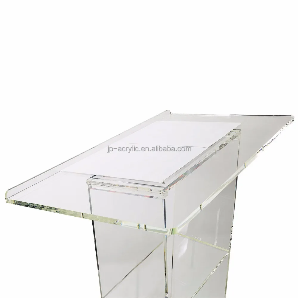 Custom wholesale modern acrylic lectern podium made in china