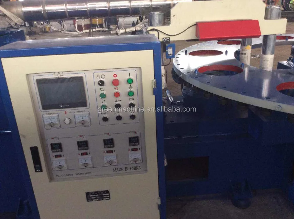 Plastic strap making machine / flip flop strap making machine /shoe upper making machine