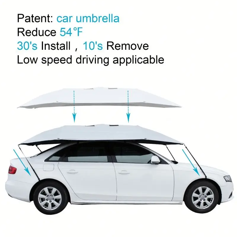 SUNCLOSE fastend на крыше водонепроницаемый караван покрытие автомобиля от солнца