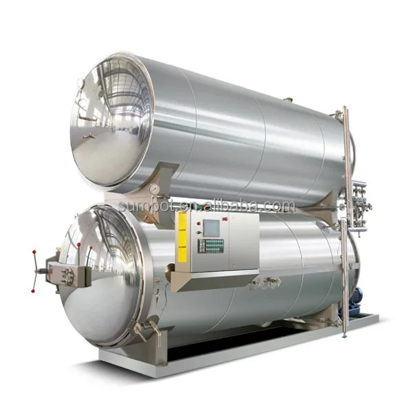 Full-Auto corn retort sterilizing industrial food processor sterilization equipment