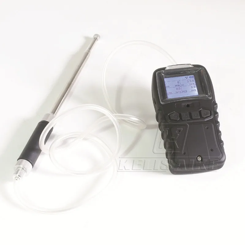 Portable multi gas detector CO CH4 H2S O2 4 gas detector