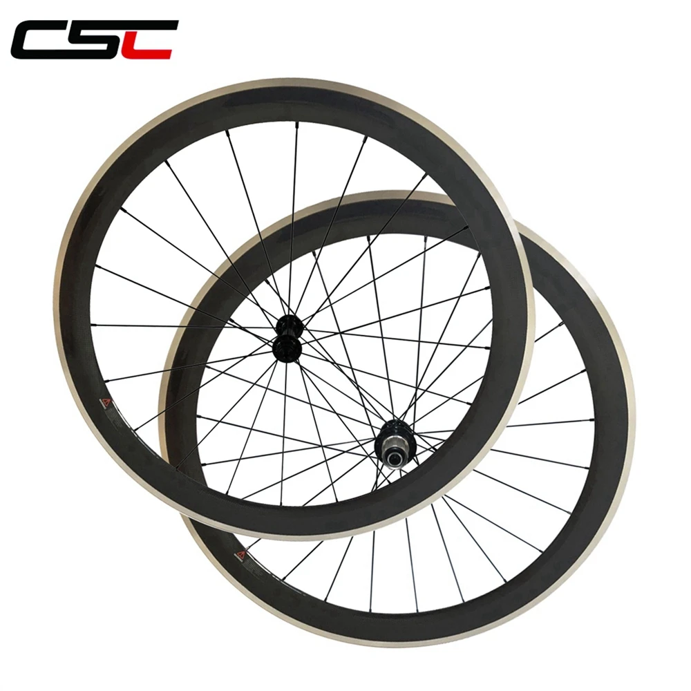 700C Alloy Carbon Wheel 23mm 50mm Clincher Aluminium Brake Track Bicylce road wheelset