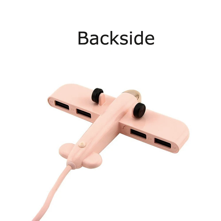 
2019 new ideas stylish fly plane 4 ports 2.0 colorful gift USB hub 4 ports 3.0 High Speed Usb Hub Micro usbC charging hub 