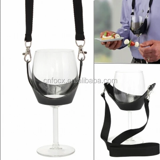 Portable Wine Glass Holder Strip / red wine glass belt / wine cup holder belt